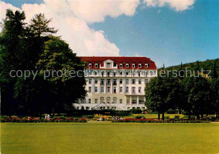 Bad Eilsen Sanatorium Eilsen Kurgarten mit Fuerstenhof