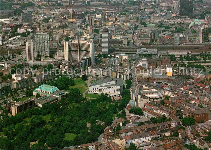 Essen Ruhr Stadtzentrum Fliegeraufnahme