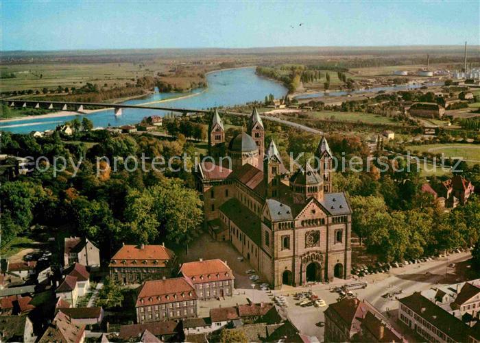 Speyer Rhein Dom Fliegeraufnahme