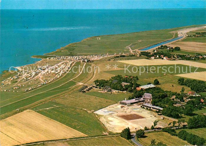 Wremen Nordseebad Fliegeraufnahme