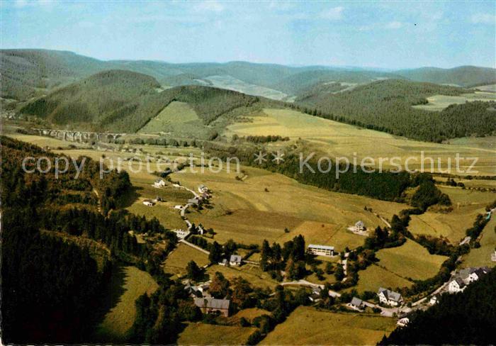 Willingen Sauerland Heilklimatischer Kurort Naturpark Diemelsee Fliegeraufnahme
