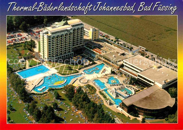 Bad Fuessing Thermal Baederlandschaft Johannesbad Fliegeraufnahme