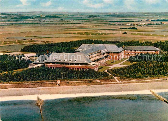 Utersum Sanatorium der BVA Fliegeraufnahme