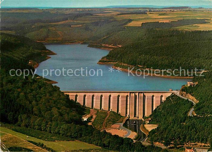 Hellenthal Eifel Olaf Talsperre Stausee Fliegeraufnahme