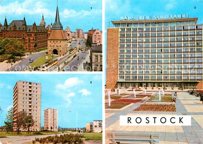 ROSTOCK  CITY Steintor Ziolkowskistrasse Haus der Schiffahrt