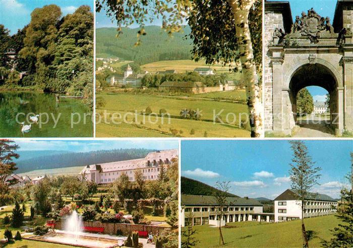 Grafschaft Sauerland Fachkrankenhaus Kloster Schwanenteich Park