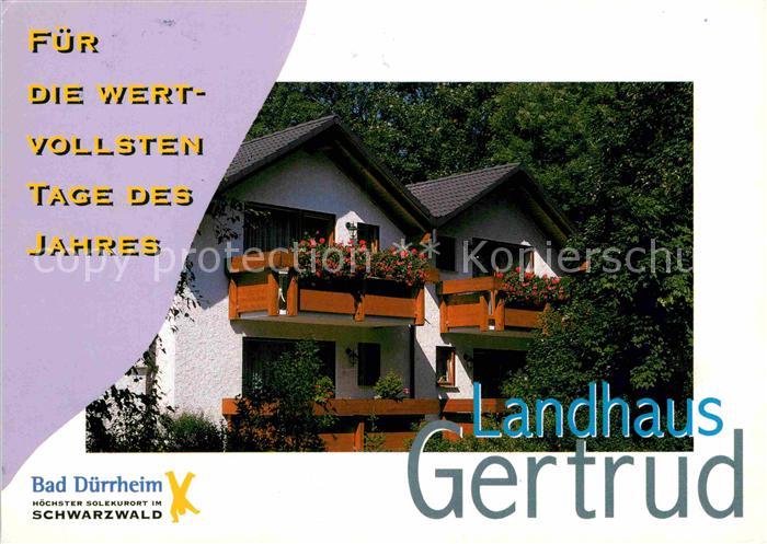 Bad Duerrheim Landhaus Gertrud Solekurort Schwarzwald