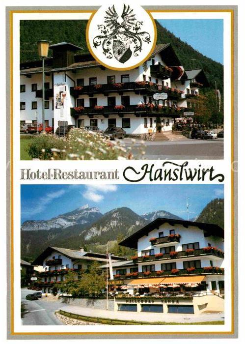 Maurach Achensee Hotel Restaurant Hanslwirt Wappen