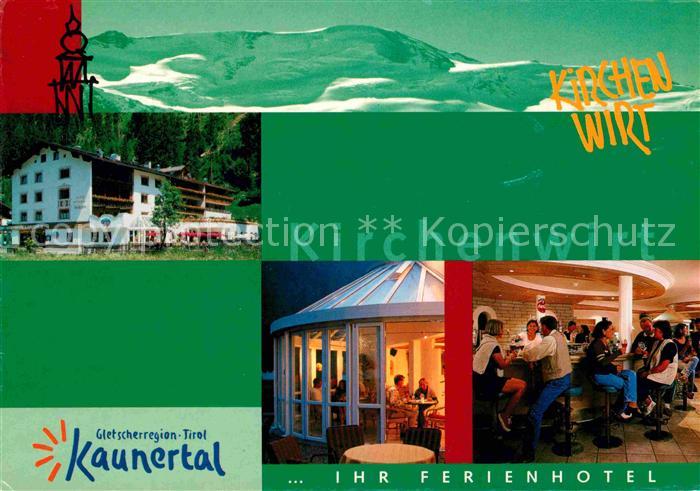Feichten Kaunertal Hotel Kirchenwirt Bar Restaurant Alpen