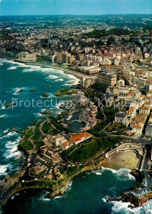 Biarritz Pyrenees Atlantiques Vue aerienne Collection Couleurs et Lumiere de Fra
