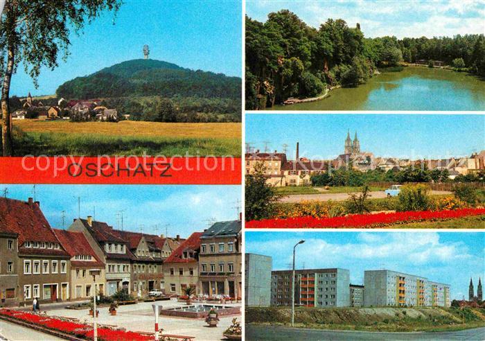 Oschatz Naherholungsgebiet Collmberg Ernst Thaelmann Platz Anglerteich Neubaugeb