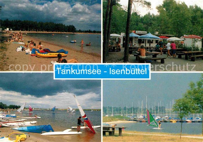Isenbuettel Erholungsgebiet Tankumsee Badestrand Kiosk Windsurfen Seglerhafen