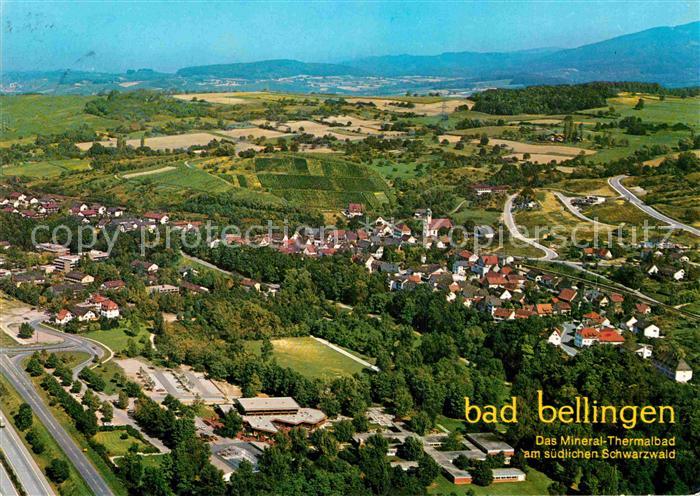 Bad Bellingen Mineral Thermalbad im Schwarzwald Fliegeraufnahme