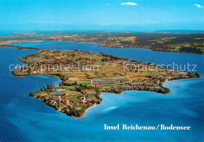 Insel Reichenau Fliegeraufnahme