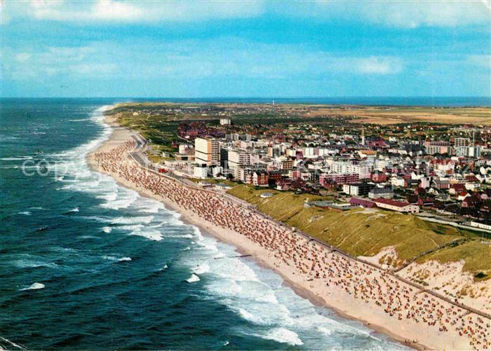 Westerland Sylt Nordseeheilbad Fliegeraufnahme