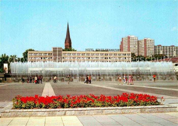 Frankfurt Oder Karl Marx Strasse Hotel Stadt Frankfurt Wasserspiele
