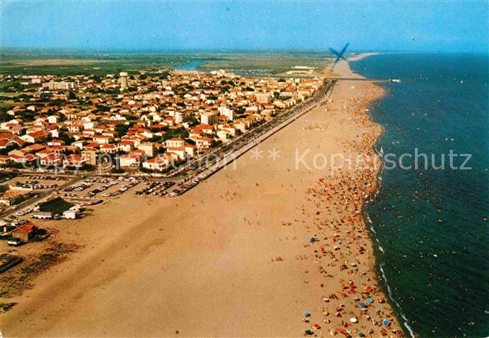 Valras-Plage Vue aerienne de la plage