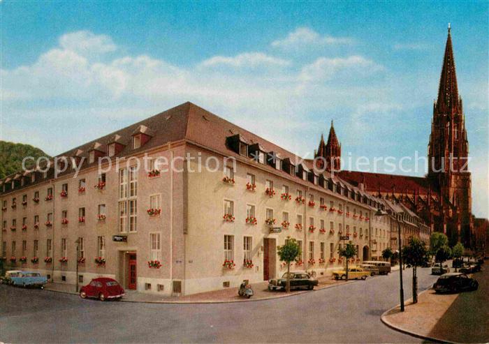 Freiburg Breisgau Kolpinghaus mit Muenster