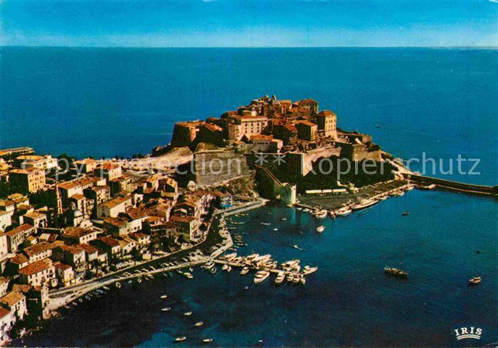 Calvi Vue aerienne de la Ville Marine Citadelle Collection Charmes et Couleurs d