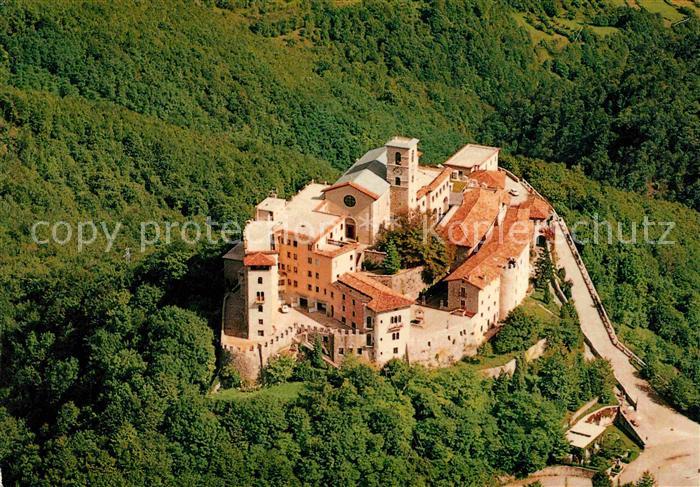 Castelmonte Santuario B Vergine Kloster Fliegeraufnahme