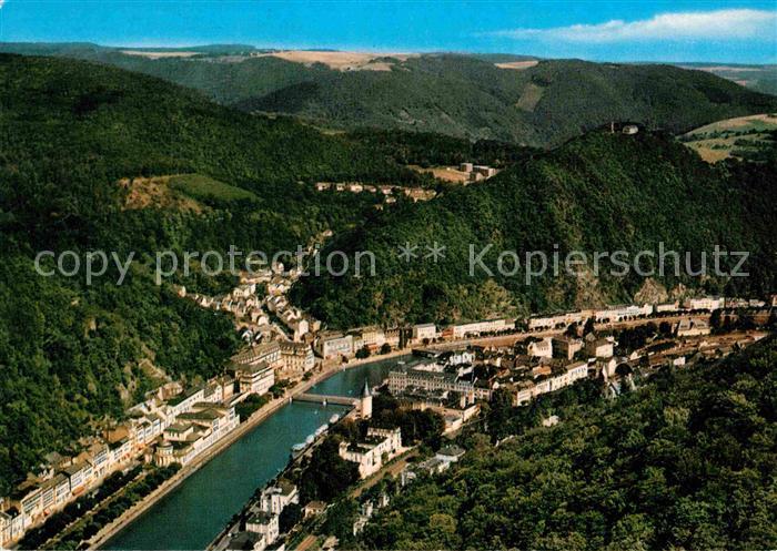 Bad Ems Blick lahnabwaerts Fliegeraufnahme