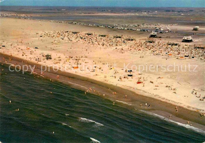 St Peter-Ording Nordseeheilbad Schwefelbad Fliegeraufnahme