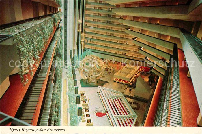San Francisco California Hyatt Regency Embarcadero Center Atrium lobby