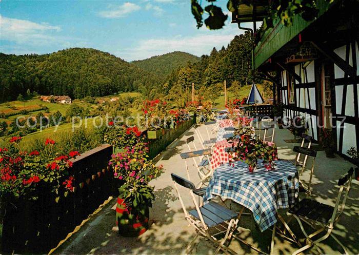 Gengenbach Bischoffs Ruh Terrasse Gaststaette