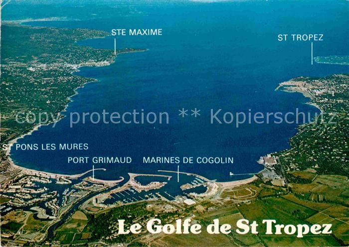 Saint Tropez Var Le Golfe Cote d_Azur vue aerienne