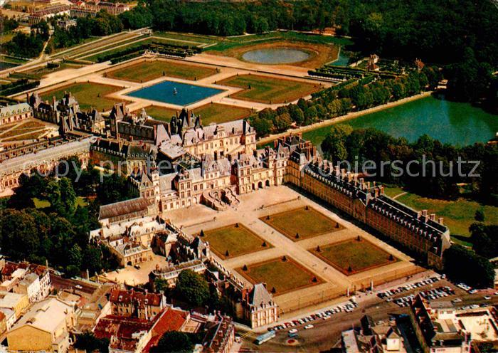 Fontainebleau Seine et Marne Chateau vue aerienne Collection Couleurs et Lumiere