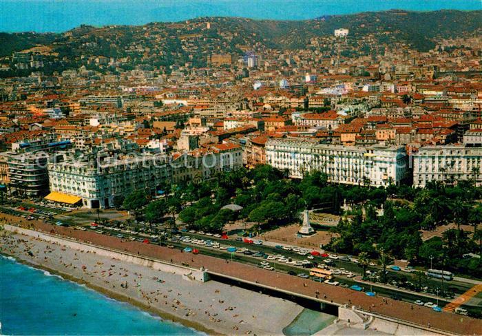Nice Alpes Maritimes Vue aerienne Promenade des Anglais Jardin Albert 1er