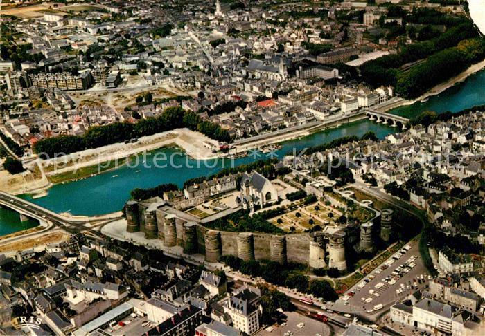 Angers Chateau vue aerienne