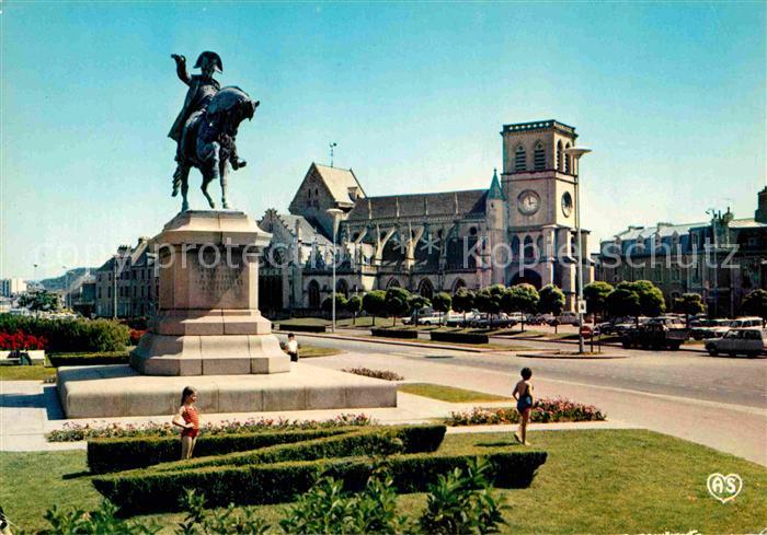 Cherbourg Statue de Napoleon Eglise de la Trinite