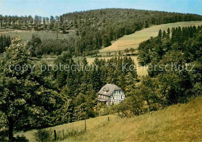 Wingeshausen Privatpension Haus Wied Landschaftspanorama