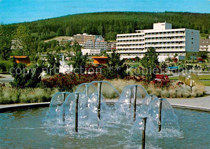 Salmuenster Bad Soden Wassergarten im Kurpark Kurhaeuser Heilbad