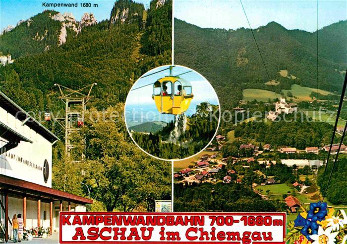 Aschau Chiemgau Talstation der Kampenwandbahn Hohenaschau Schloss Luftkurort Win