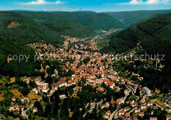 Bad Wildbad Thermalbad im Schwarzwald Fliegeraufnahme