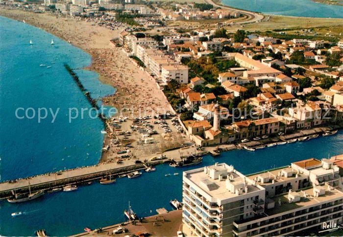 Le Grau-du-Roi Gard La Plage de la Rive Droite Quartier du Boucanet vue aerienne