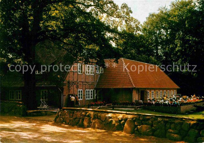 Wilsede Lueneburger Heide Gasthof Zum Heidemuseum Naturschutzgebiet