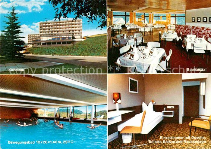 Willingen Sauerland Kurklinik Hochsauerland Speisesaal Bewegungsbad Patientenzim