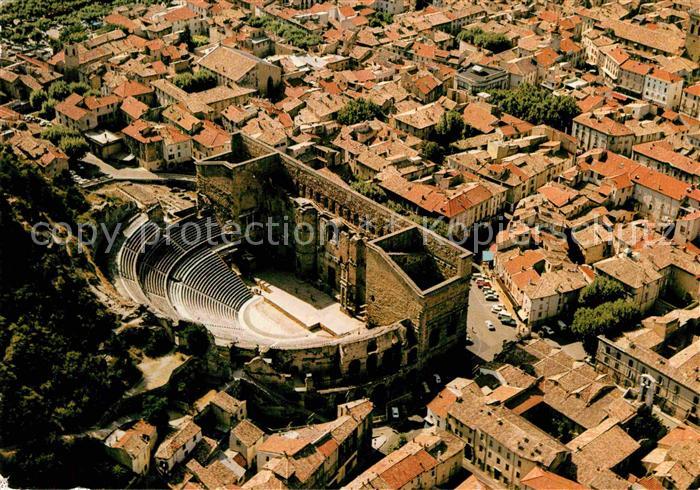 Orange Vaucluse En avion au dessus du Theatre Antique