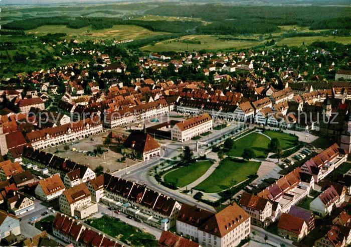 FREUDENSTADT BW Hoehenluftkurort im Schwarzwald Fliegeraufnahme