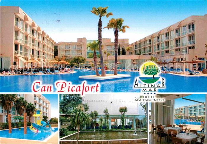 Can Picafort Mallorca Alzinar Mar Hotel Apartamentos Swimming Pool