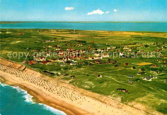 Wenningstedt Sylt Nordseebad Nordseeinsel Fliegeraufnahme