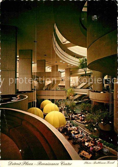 Detroit Michigan Detroit Plaza Renaissance Center Interior