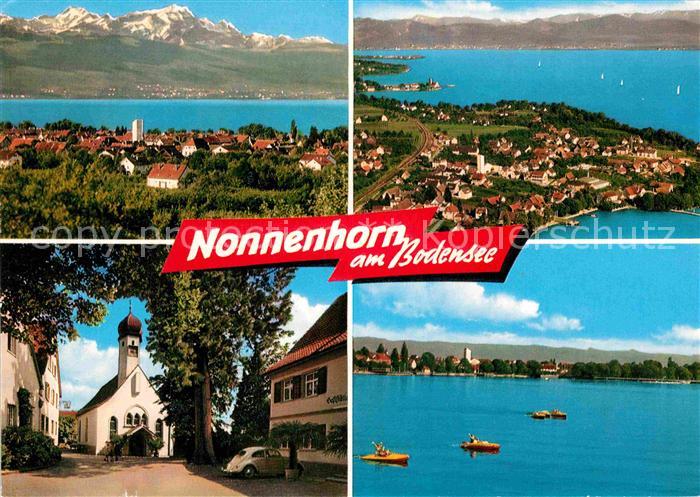 Nonnenhorn Panorama Fliegeraufnahme Kirche