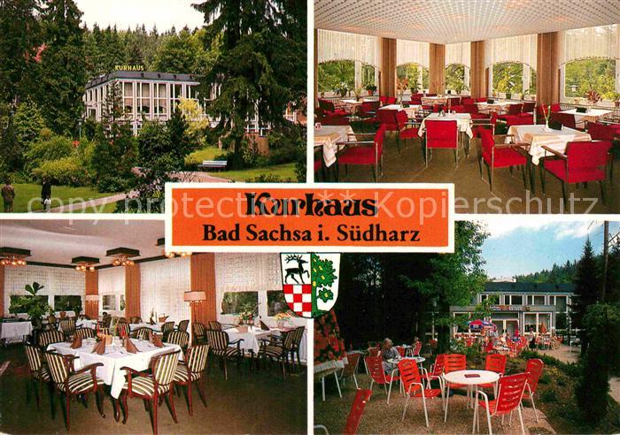 Bad Sachsa Harz Kurhaus Speisesaal Terrasse Tagungsraum