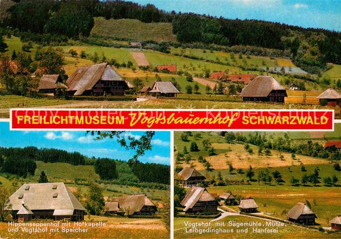 Gutach Schwarzwald Freilichtmuseum Vogtsbauernhof Hippensepphof mit Hofkapelle V