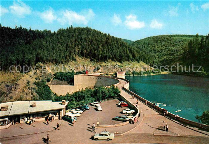 Okertalsperre Staumauer und Stausee