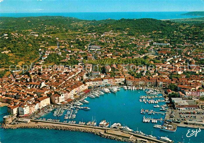Saint Tropez Var Vue aerienne Le port